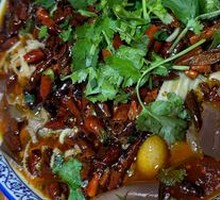 Spicy Sichuan Blood Duck Hot Pot