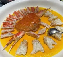 Egg Custard with Long-legged Crab