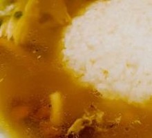 Chicken Rice with King Oyster Mushroom