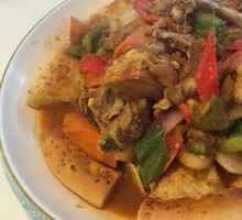 Special Naan Wrapped Meat