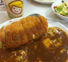 Curry Cheese Pork Cutlet Rice