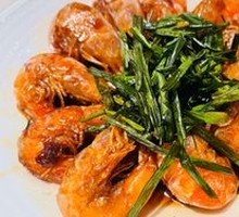 Scallion-braised Shrimp