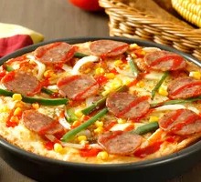 German Thuringian Sausage Pizza