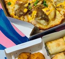 American-style Bacon & Potato Pizza