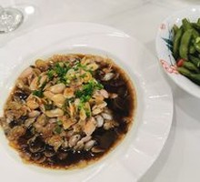 Scallion Oil Sea Clams