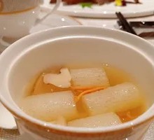 Top Soup with Matsutake and Bamboo Threads