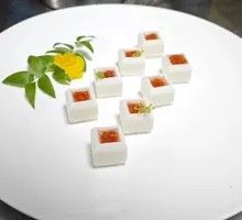 Taro Paste Cake with Osmanthus