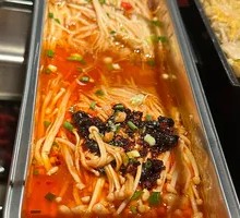 Grilled Enoki Mushrooms in Aluminum Foil