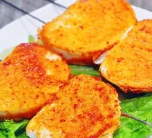 Grilled Steamed Bun Slices