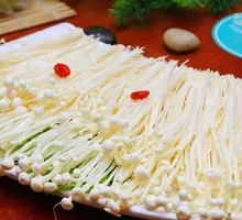 Aluminum-Wrapped Enoki Mushrooms