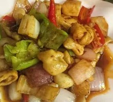 Onion Stir-fried Intestine
