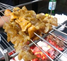 Chicken Skin and Beef Tripe Salad