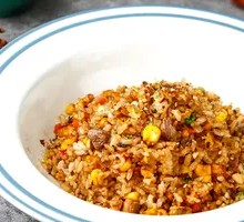 Black Pepper Beef Fried Rice