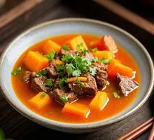 Tomato and Sweet Potato Stewed Beef Shanks