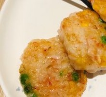 Golden Fried Shrimp Patties