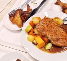 Grilled Steak with Seasonal Vegetables