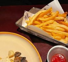 Blue Frog's Secret Pork Ribs with Fries