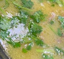 Scallion Oil Noodles with Beef Offal Soup