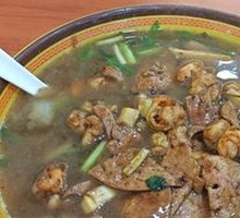 Pork Liver and Shrimp Noodles
