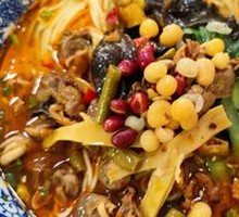 Spicy Pepper Chicken Offal Noodles