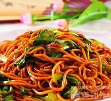 Vegetable and Sausage Fried Noodles
