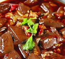 Minced Pork with Duck Blood