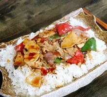 Sichuan-style Twice-Cooked Pork Rice