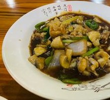 Braised Frog Rice with Abalone Sauce