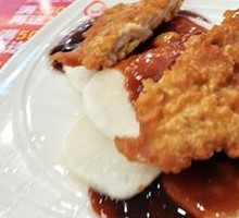 Braised Pork Ribs with Rice Cake
