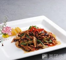 Shiitake Mushroom and Pork Strips