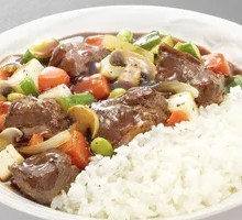Oyster Sauce Beef Rice