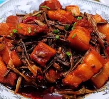 Dry Green Bean Braised Pork Ribs