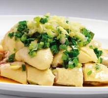 Juicy Green Onion Oil Chicken