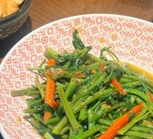 Shrimp Paste with Water Spinach