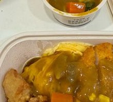 Thick Pork Cutlet Curry Omelette Rice
