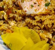 Hot Spring Egg and Beef Tongue Fried Rice