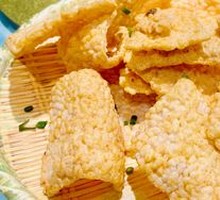 Salted Egg Yolk Rice Crackers