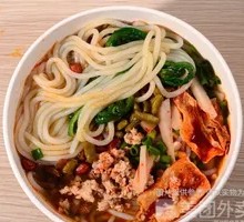 Bamboo Shoot and Mushroom Meat Thread Noodles