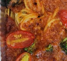 Italian-style Meat Sauce Noodles