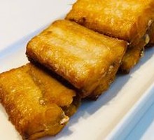 Golden Fried Skate Fish