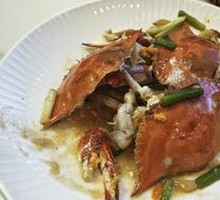 Stir-fried Live Crab with Scallion and Ginger