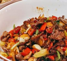 Sour Spicy Chicken Offal Stir-fry