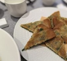 Leek and Shrimp Pancake