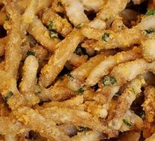 Salted Egg with Wood Ear Mushroom