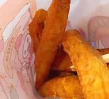 Glazed Sweet Potato Strips