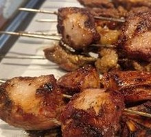Charcoal-grilled fatty edge