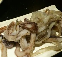 Pan-fried Squid Tentacles Rice