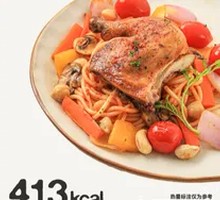 Wood-Roasted Chicken Mushroom Tomato Pasta