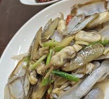Stir-fried Clams with Scallions and Ginger