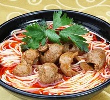 Spicy Pork Intestines Rice Noodles